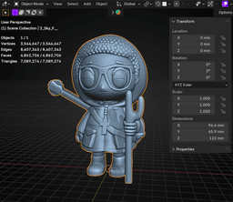 Sky The Vatican Mascot, Caelum The lightsworn 3d model