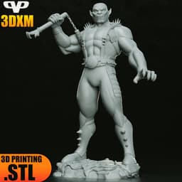 Thundercats Panthro STL for 3D Printing ChibiSTL 3DXM 3d model