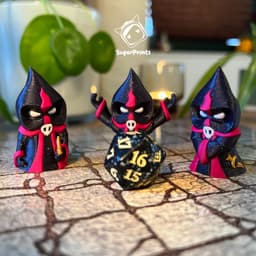 Cultists - Easy Multicolor FDM RPG Minis (No supports) 3d model