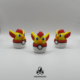 Moltres Clicker 3d model