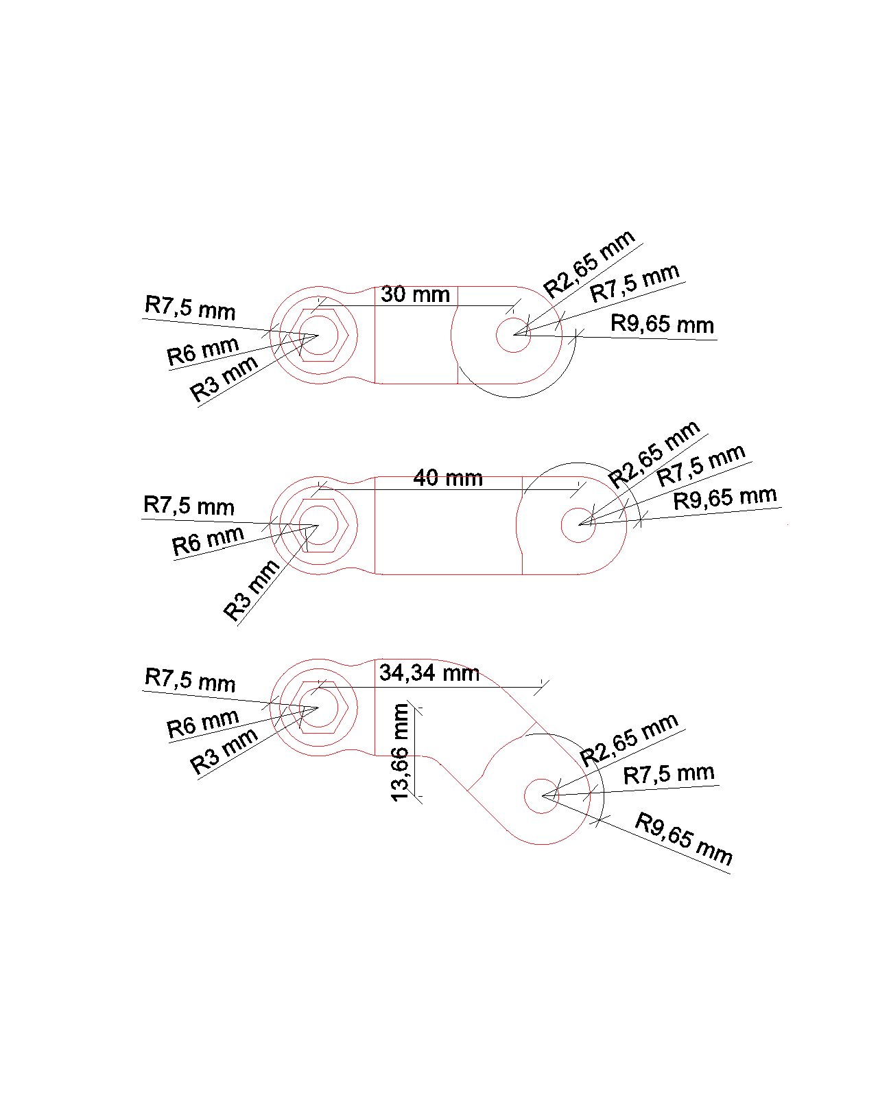 SJCAM SJ4000 Misc Connection Parts 3d model