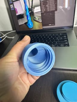 Unicorn Horn Stash Container or LED glowing Unicorn Horn 3d model