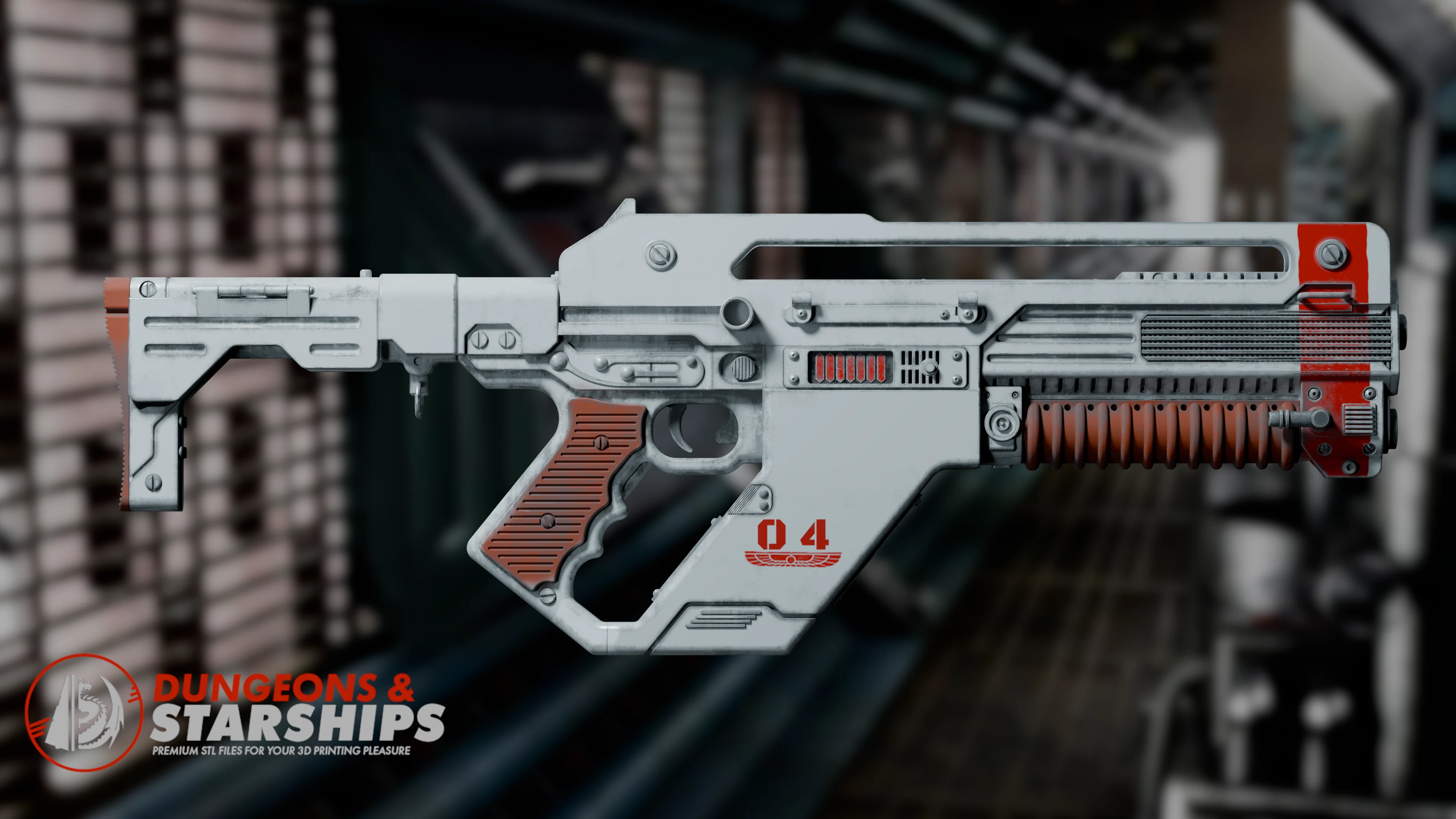 F44 Pulse Rifle - Alien Romulus 3d model