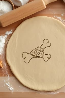Fossil Bone Cookie Cutter, Biscuit Cutter 3d model