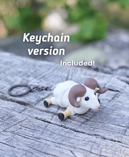Rambunctious Ram - Articulated Fidget Ram - Ludo Animal 3d model