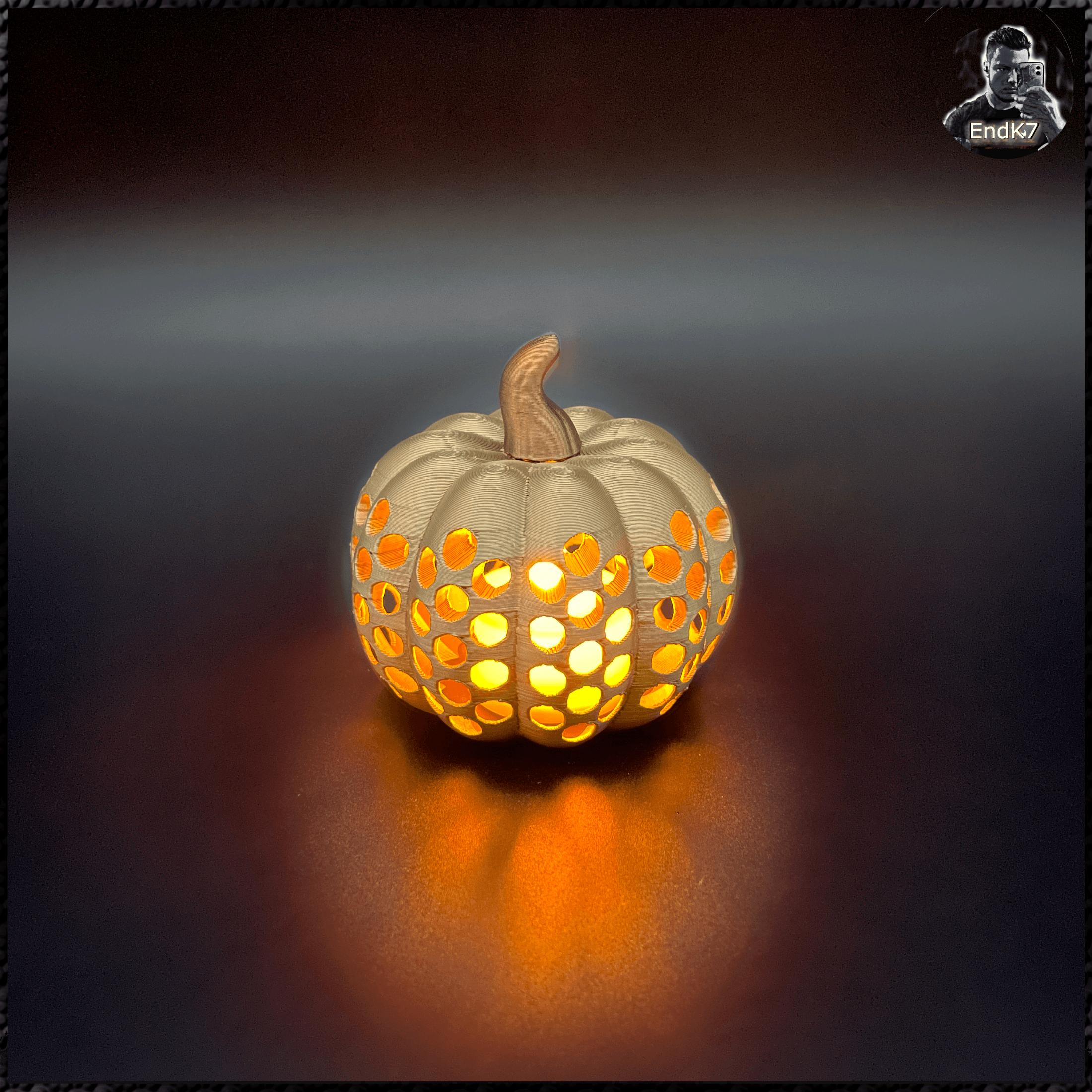 Pumpkin Tealights 3d model