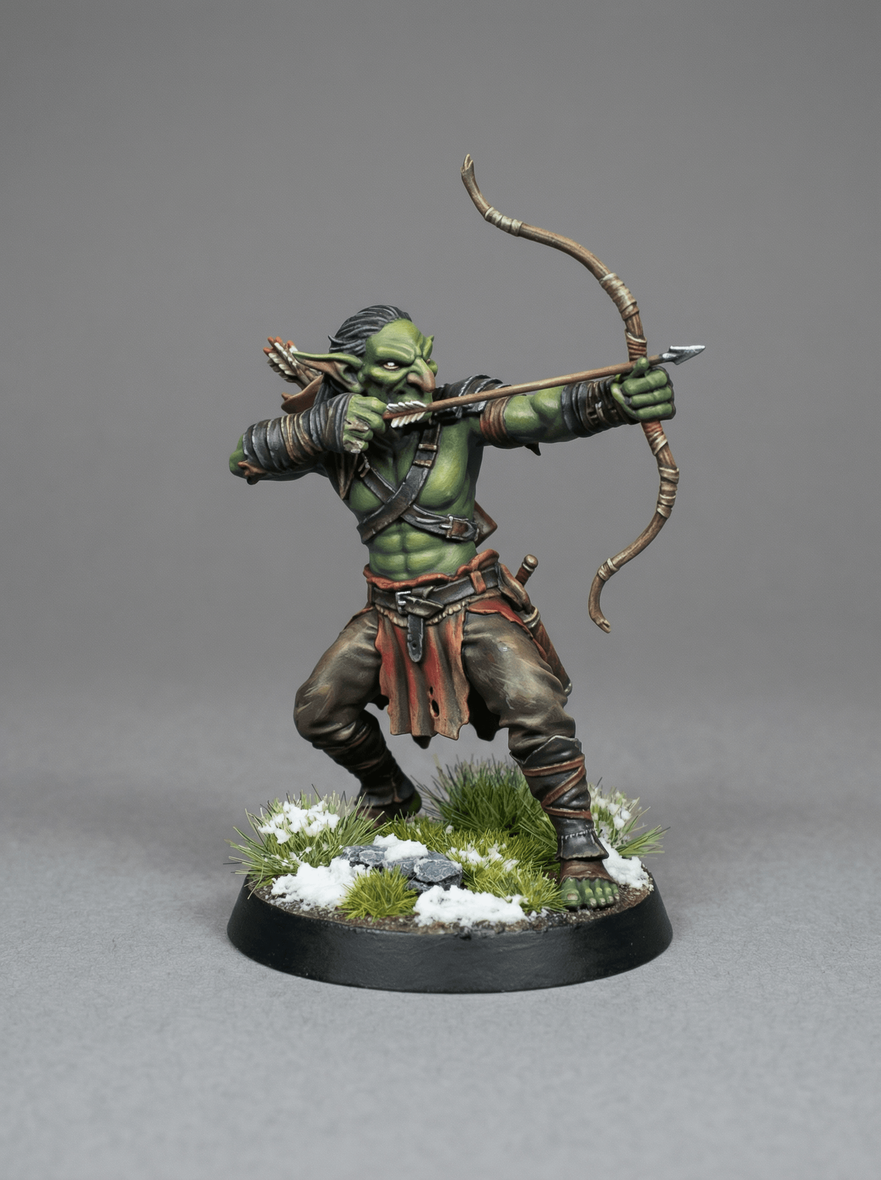 FREE Goblin Archer – Fantasy Miniature STL 32mm TTRPG 3d model