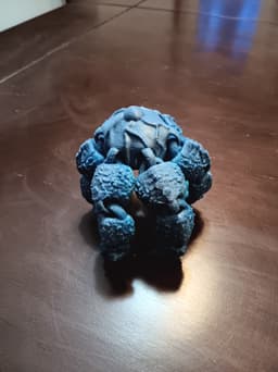 the eye from the stars monster - flexi fidget toy - articulated - print in place 3d model