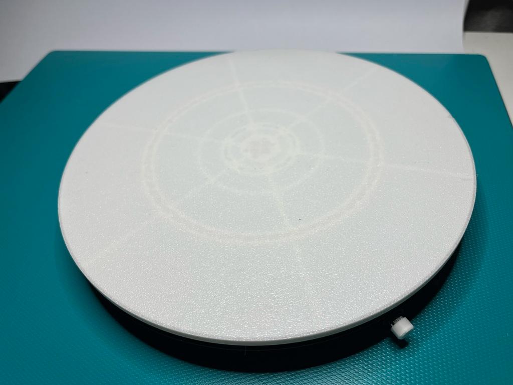 Simple 360° Rotary plate (optional motorized) 3d model