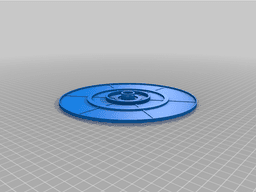 Simple 360° Rotary plate (optional motorized) 3d model