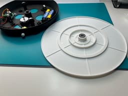 Simple 360° Rotary plate (optional motorized) 3d model