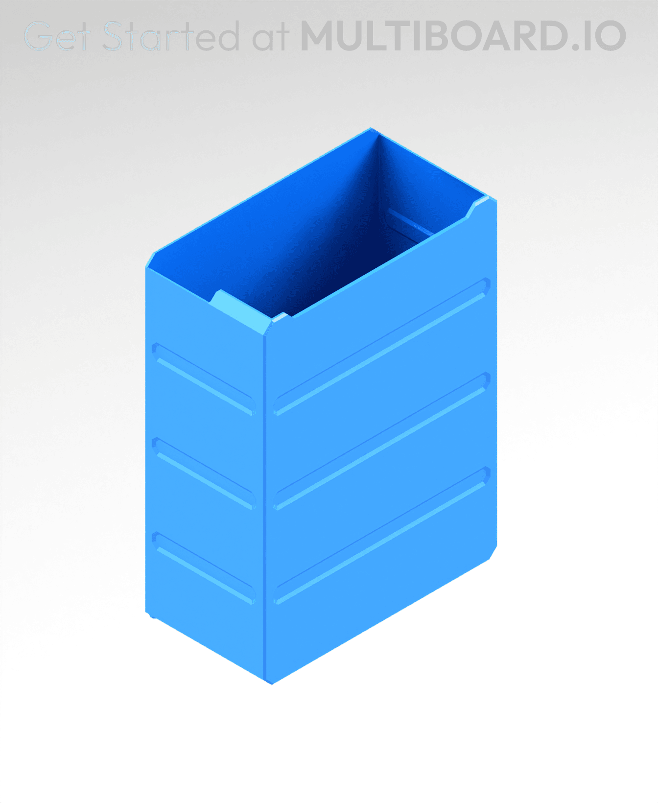 3x4x1.5 LU - MultiBin Simple Drawer 3d model