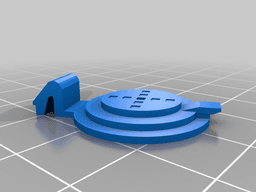 CR2032 Led Light Base 3d model