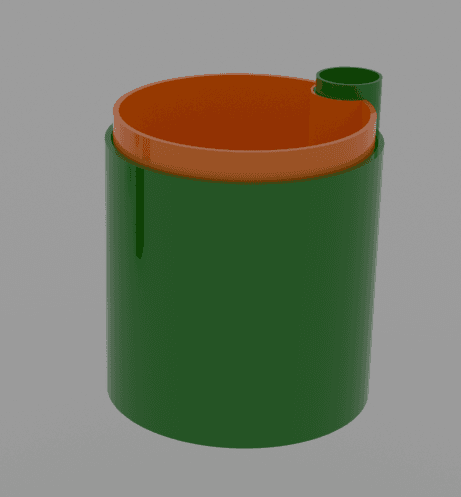 Self Humidifier Vase 3d model