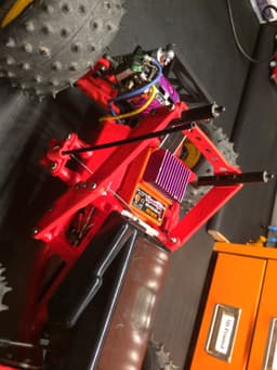 Tamiya Blackfoot & Mudblaster Rear Body Mount Brace, Stock & Double Wishbone 3d model