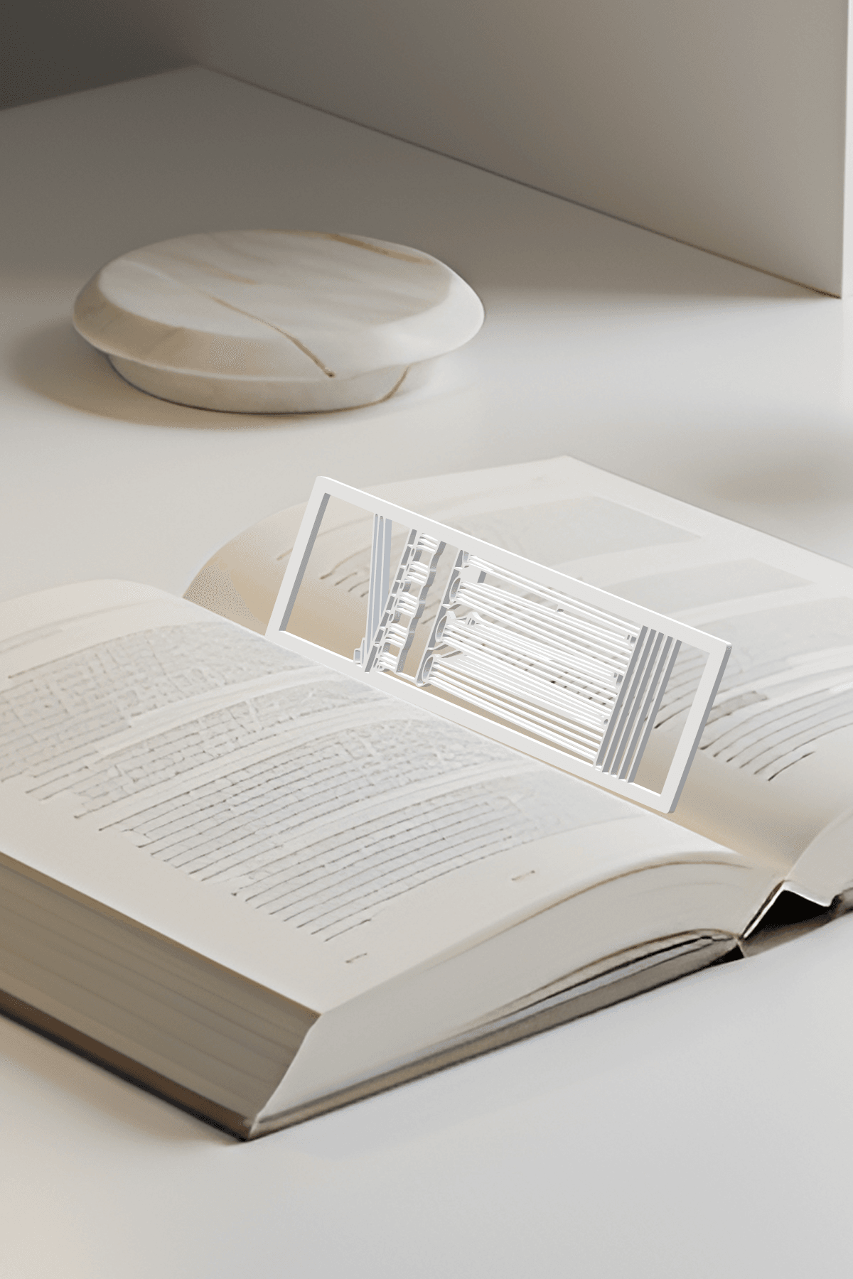 Column Bookmark, Gift Idea 3d model