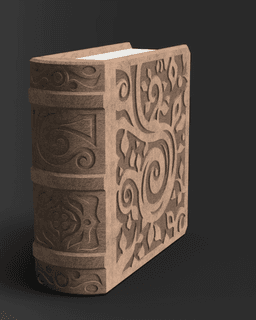 Smaller Tome for RPG - RPG Organization - BOOK BAG 3d model