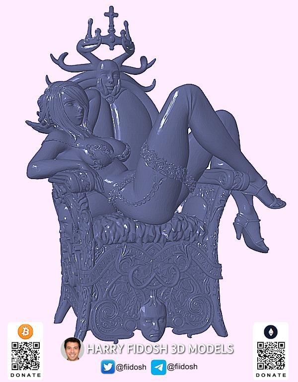Erotic Godness (Sculpture) 3d model