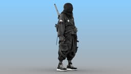Ninja Midnight Shadow Warrior 3d model