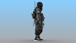 Ninja Midnight Shadow Warrior 3d model