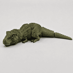 Baby T-Rex Flexy Dinosaur 4 Versions Glass Eyes 3d model