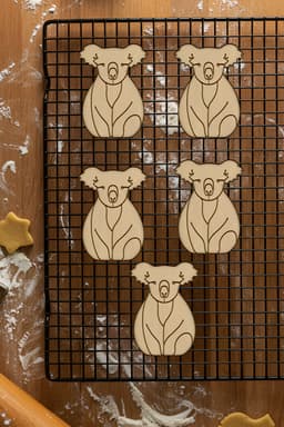 Koala Cookie Cutter, Biscuit Cutter 3d model