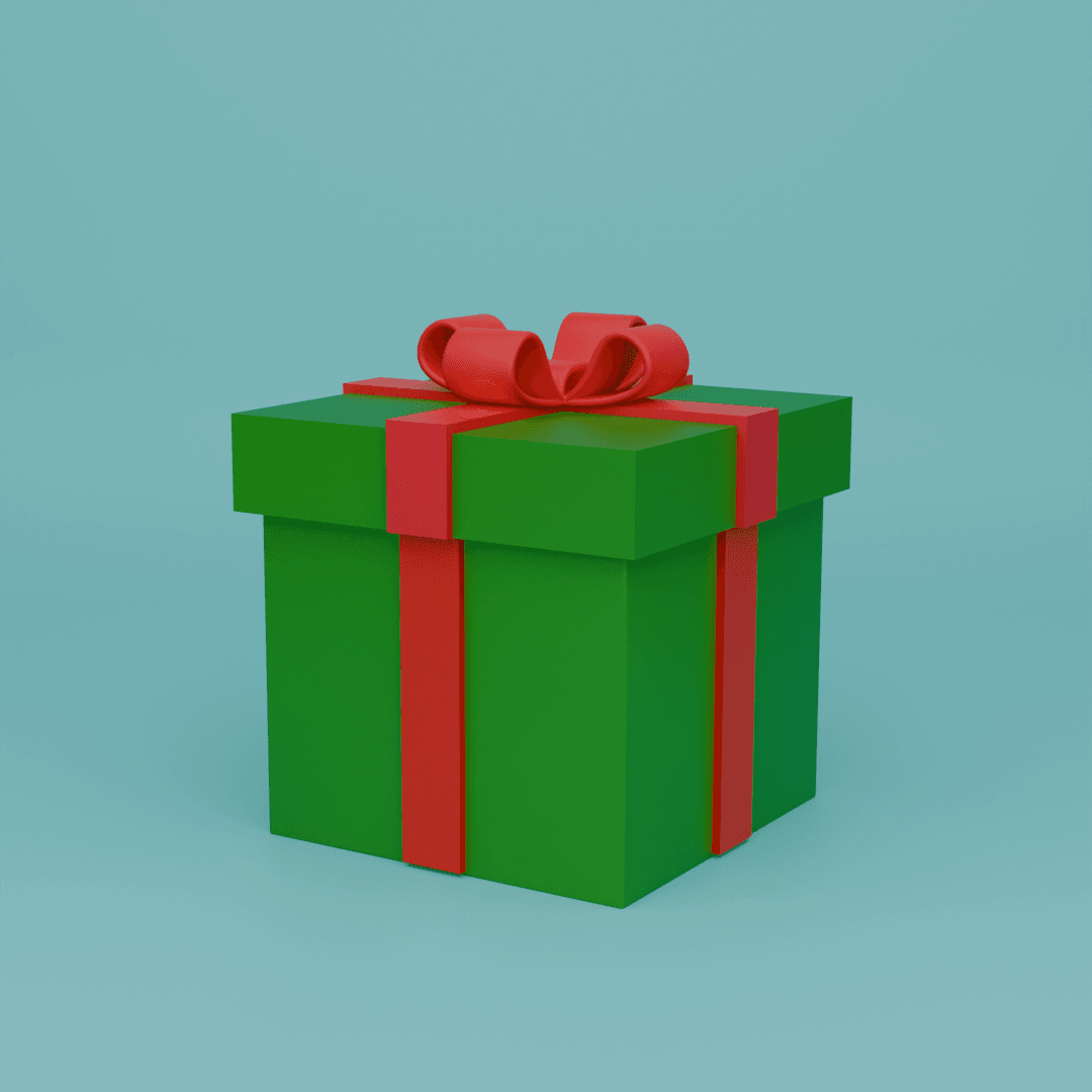 Present Gift Box 3d model
