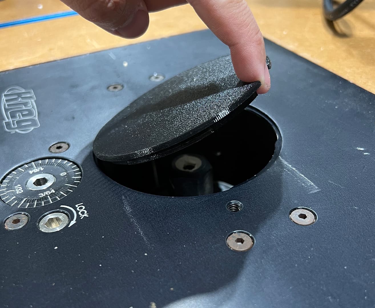 Kreg Router Lift Cover 3d model