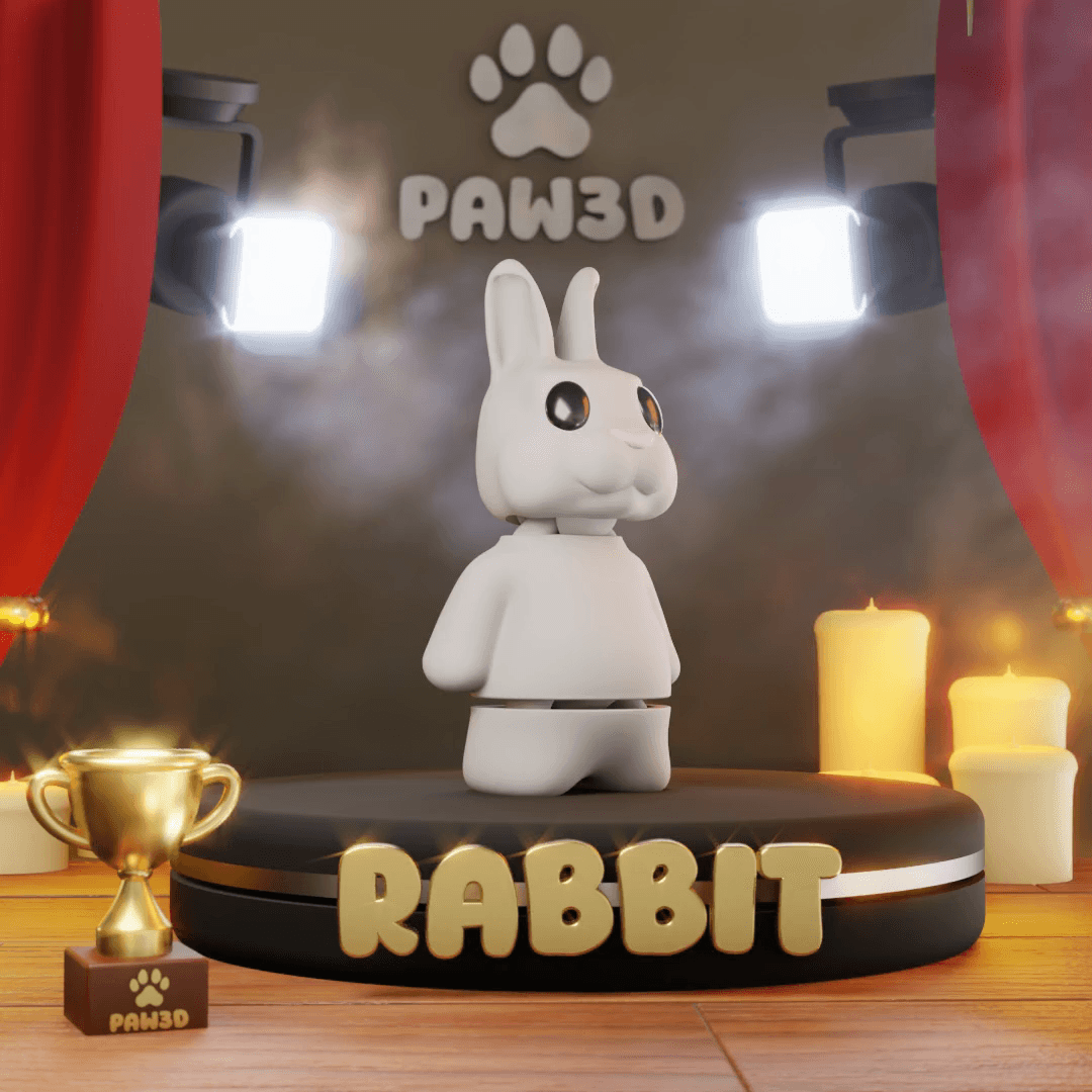 Flexi Rabbit 3d model