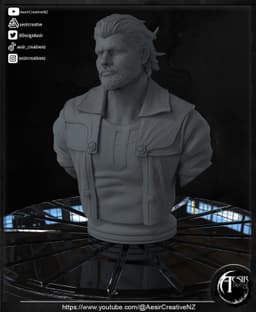 VANDER - ARCANE - BUST 3d model