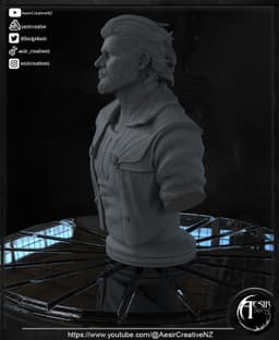 VANDER - ARCANE - BUST 3d model