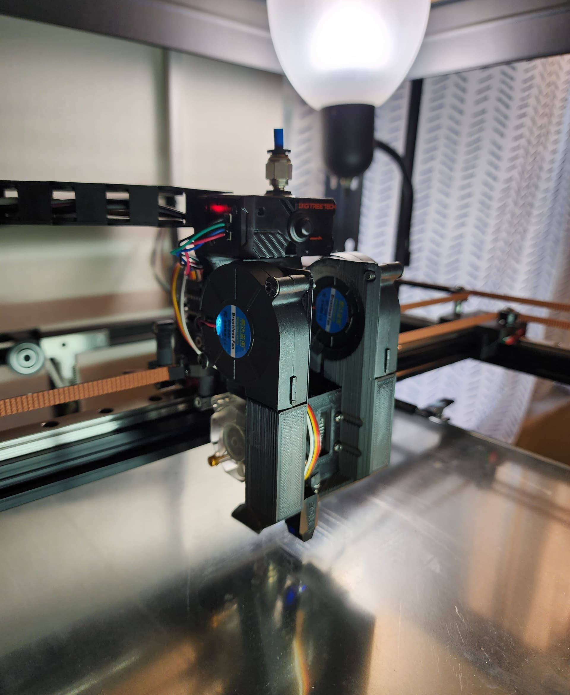 H2 V2S Lite Parts Cooling 5015 Ducts and Mount Optimized.stl 3d model