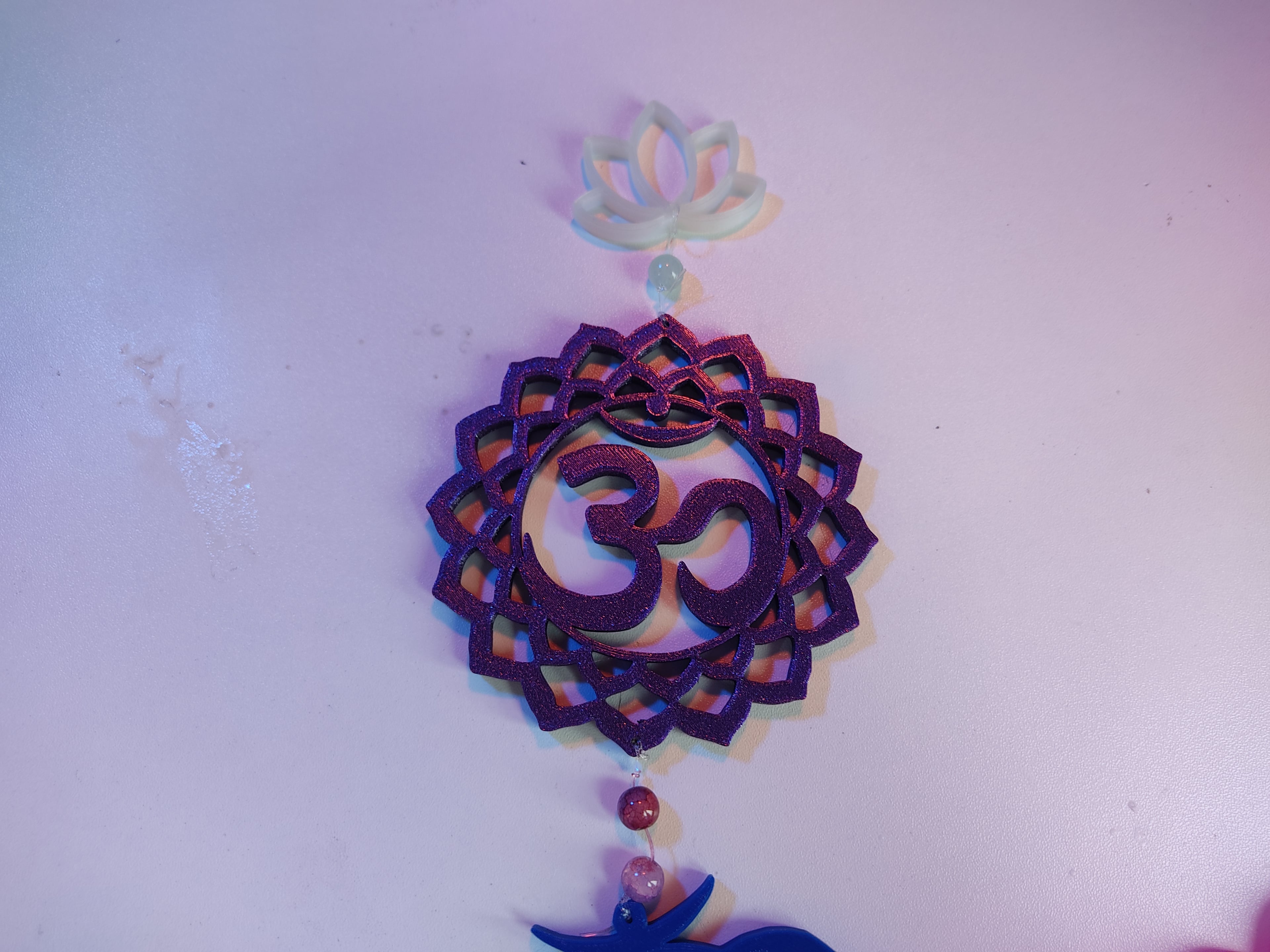 Hanging chakras 3d model
