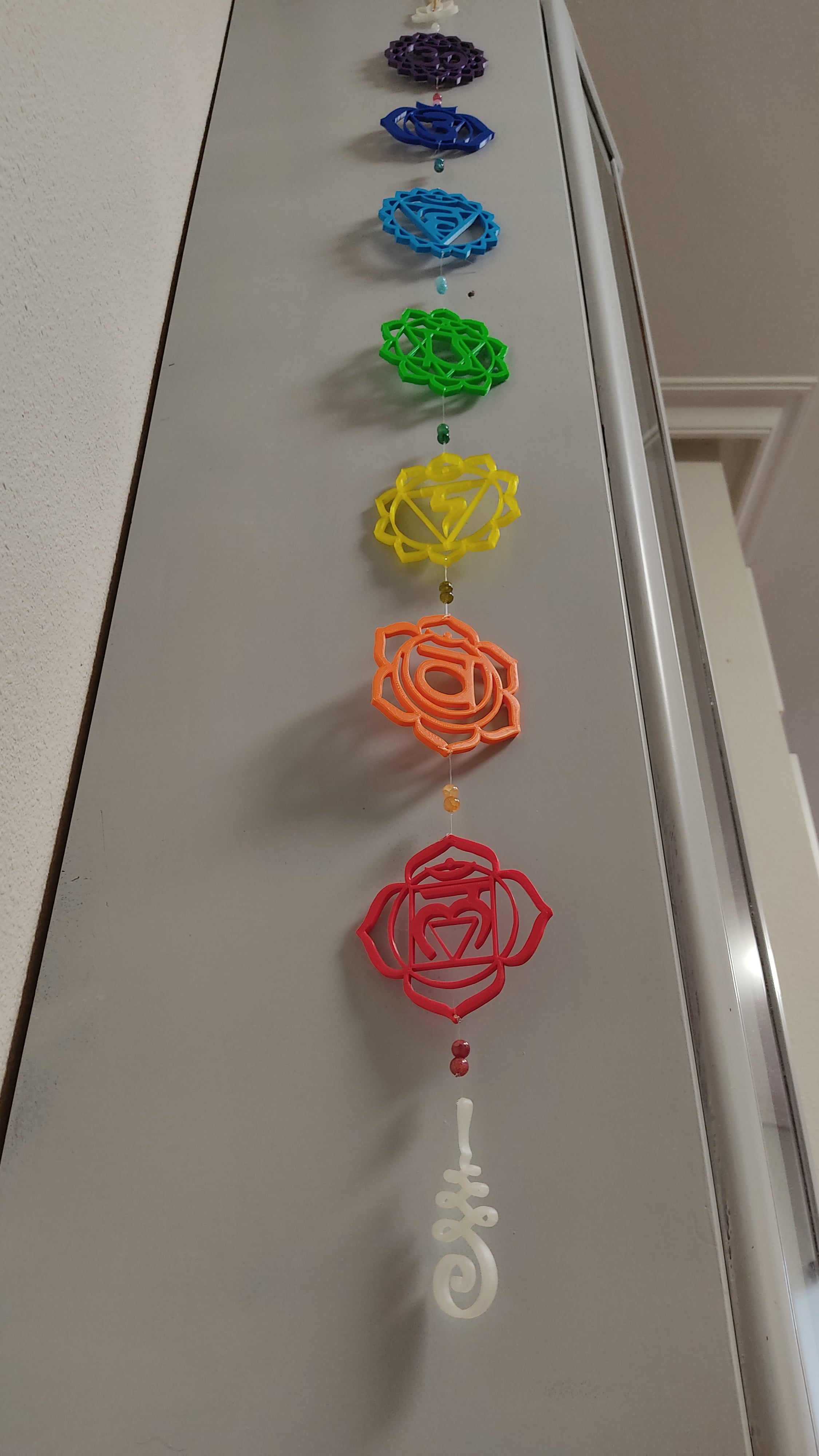 Hanging chakras 3d model
