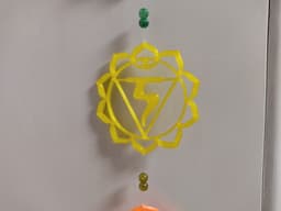 Hanging chakras 3d model