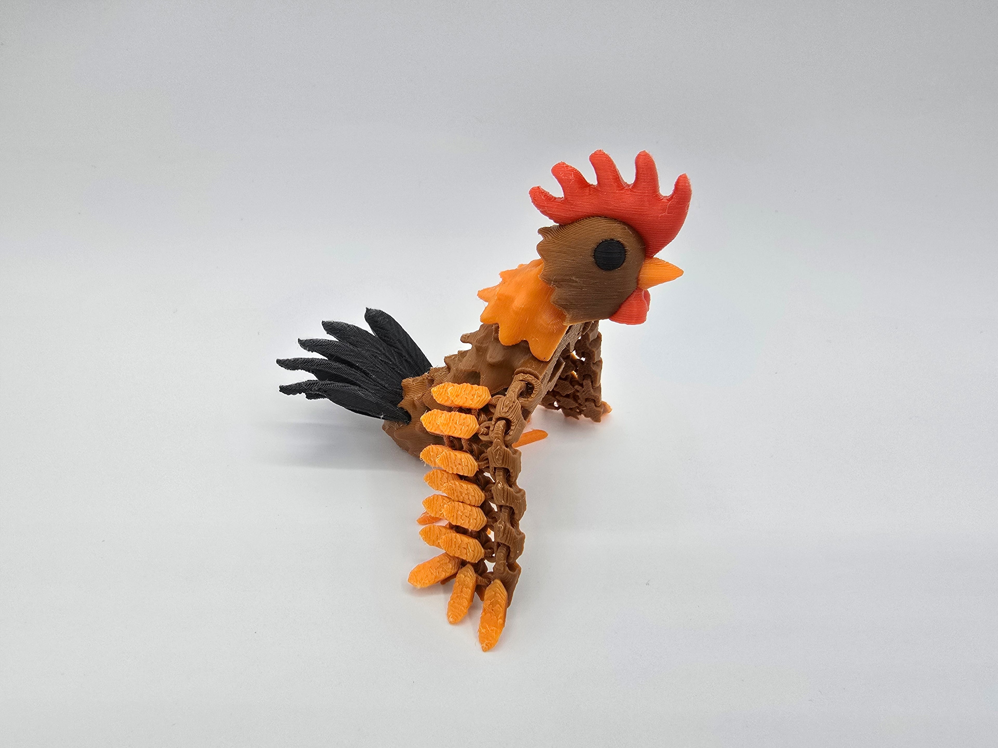Flexi Posable Rooster 3d model