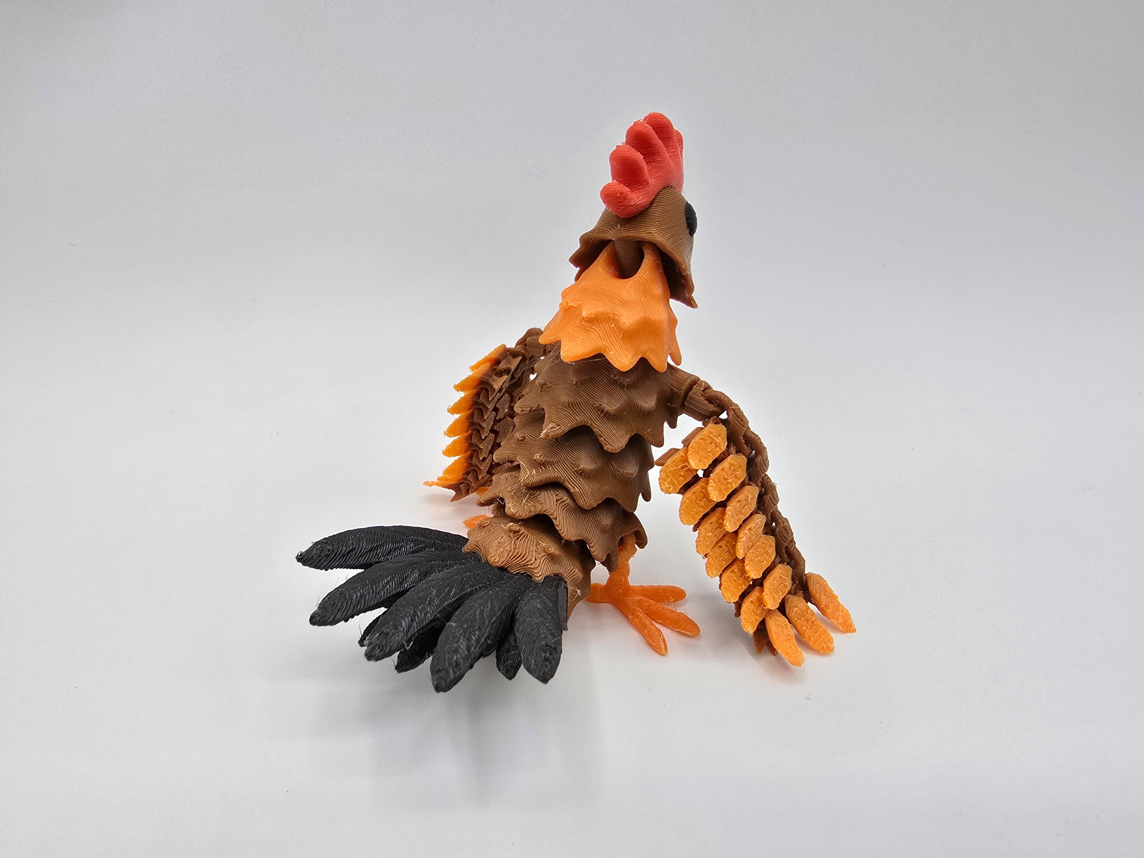 Flexi Posable Rooster 3d model