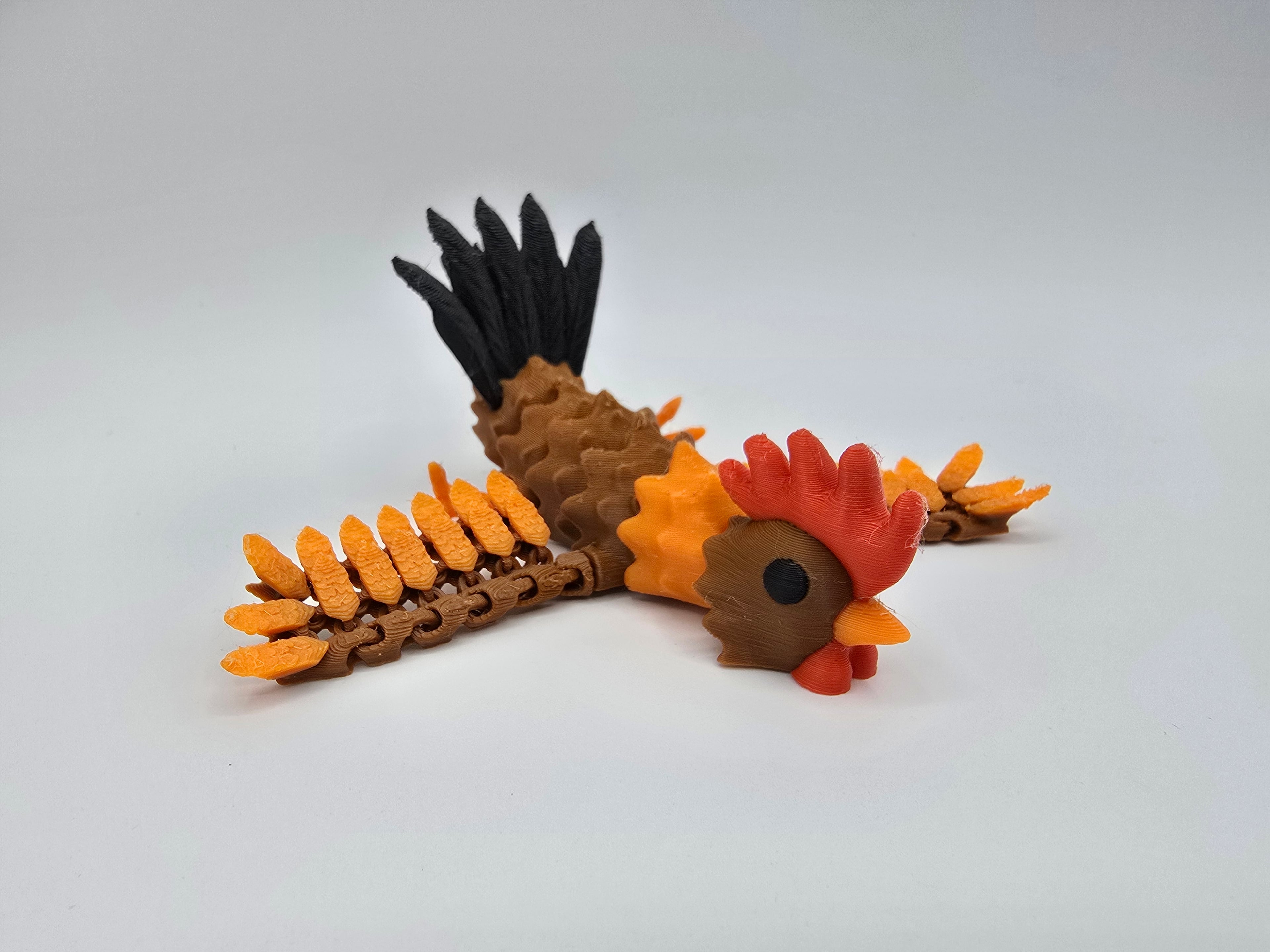 Flexi Posable Rooster 3d model