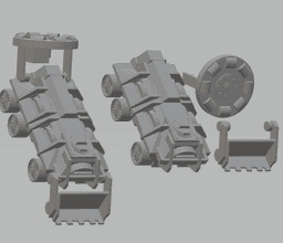 FHW: Diarr The Bore Assault carrier 3d model