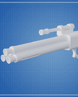 Brutus' Third Blaster - Skeleton Crew 3d model