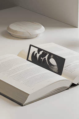 Ocean Bookmark, Gift Idea 3d model