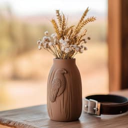 Eagle Prairie Vase – Majestic Western Decor for Rustic Interiors 3d model