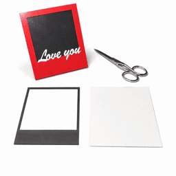 POLAROID PHOTO FRAME / PHOTO STAND / VALENTINES GIFT / MODERN HOMEDECOR / DECORATIONS 3d model