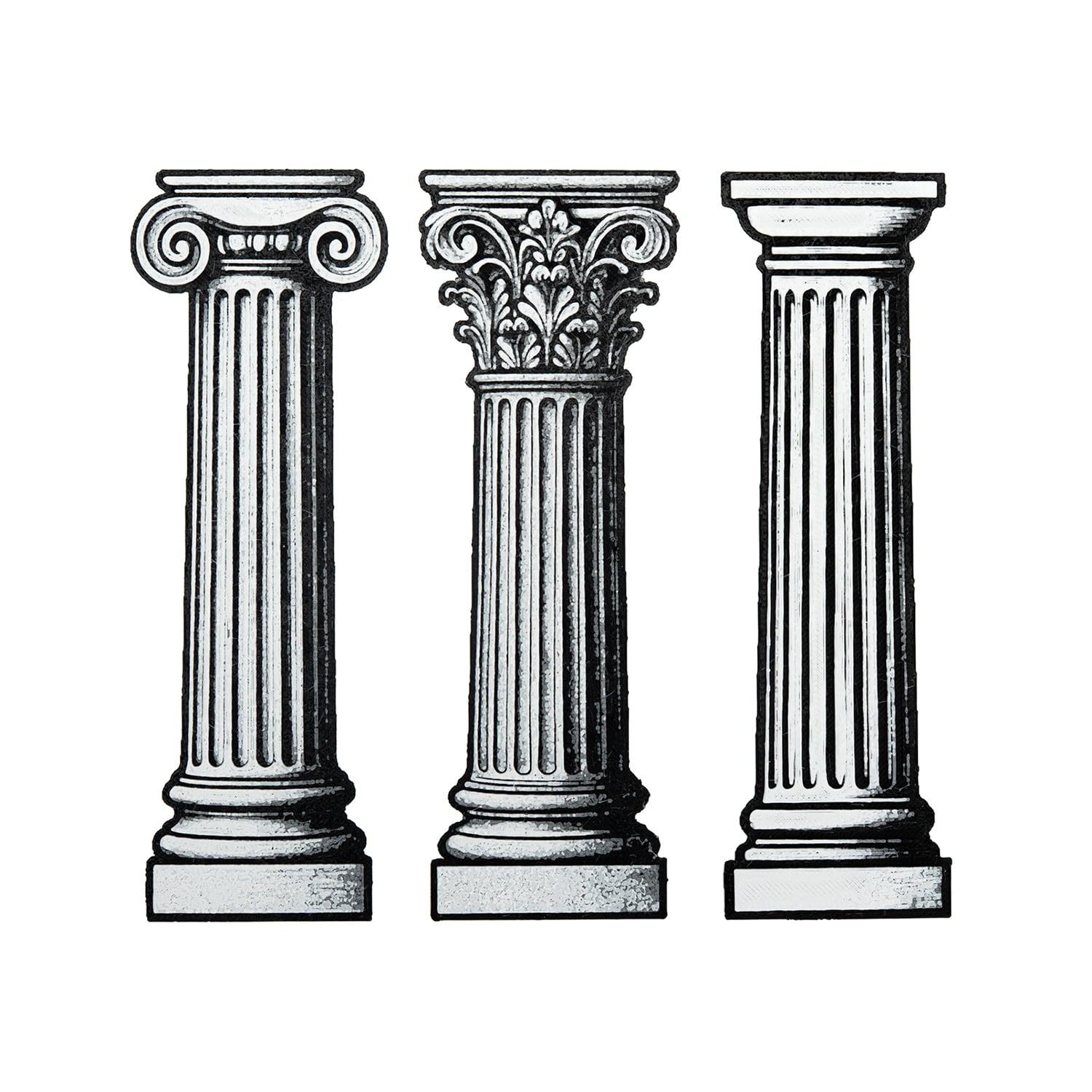 Classical Columns Bookmarks 3d model