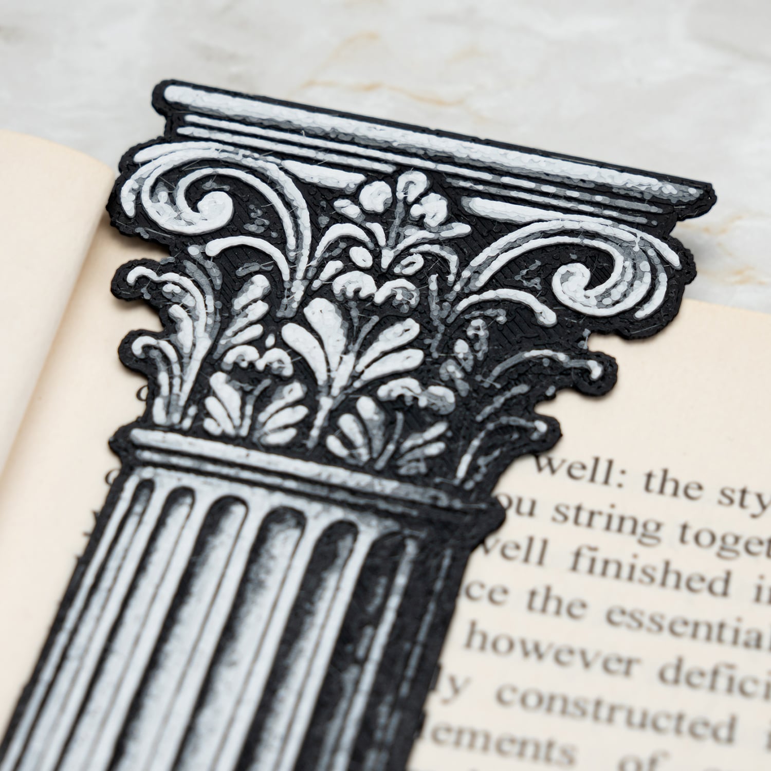 Classical Columns Bookmarks 3d model