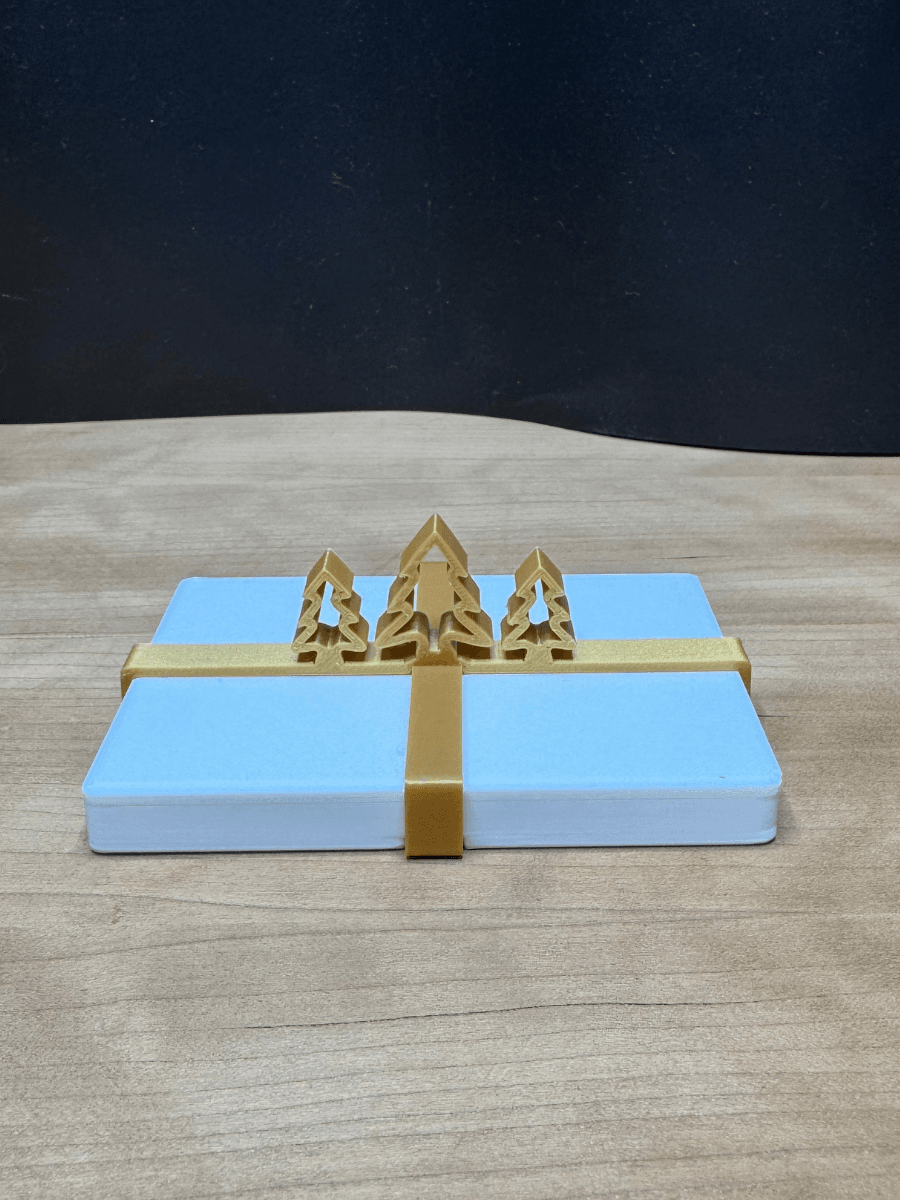Reusable Christmas Gift Card Box Holiday Gift Card Box 3d model