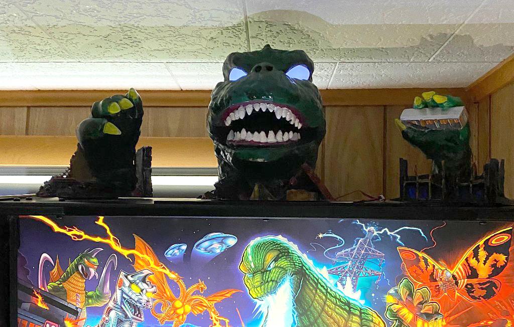 Godzilla Pinball Topper 3d model