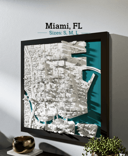 Miami, FL - L & XL 3d model