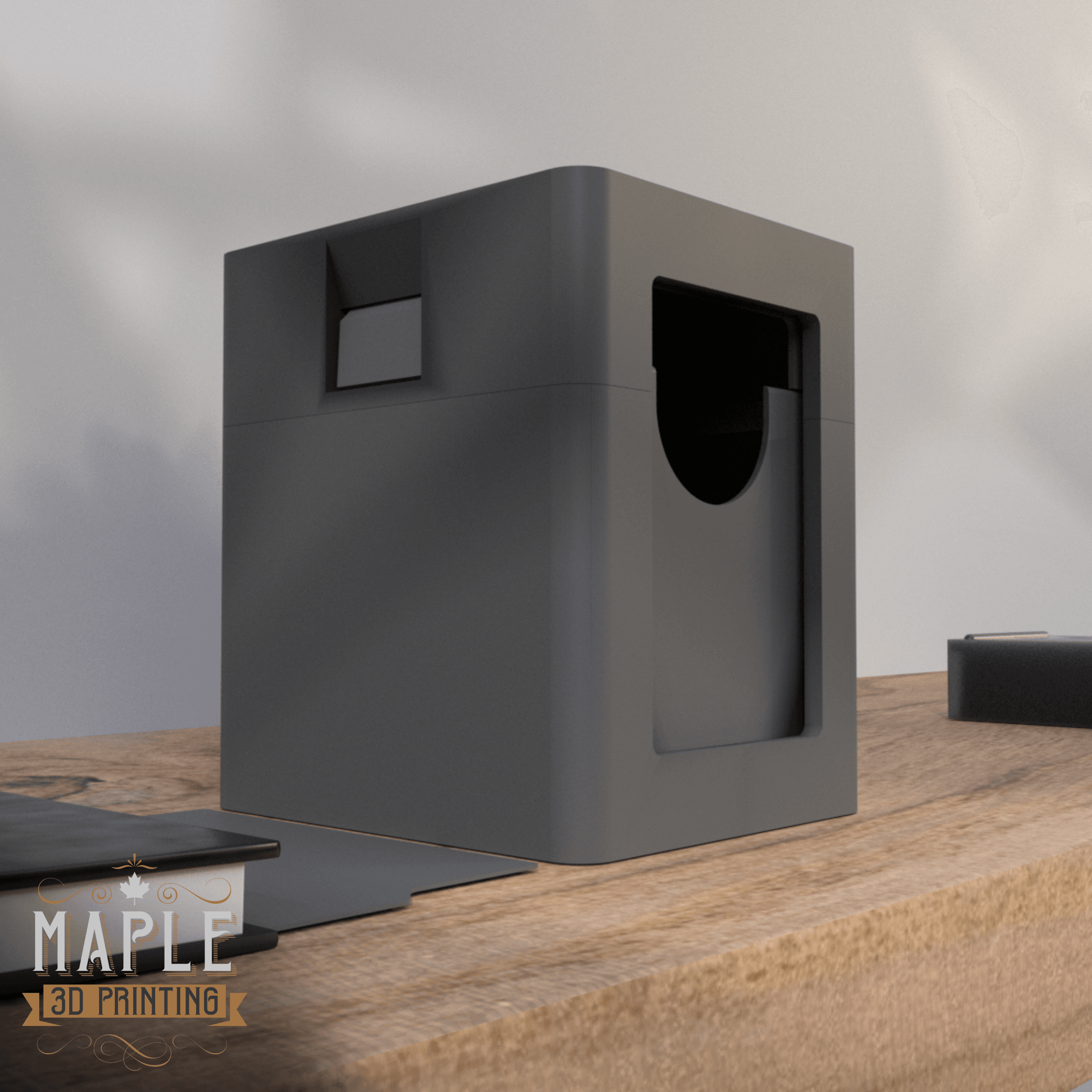 Snap Shut Deck Box - Window Version 3d model