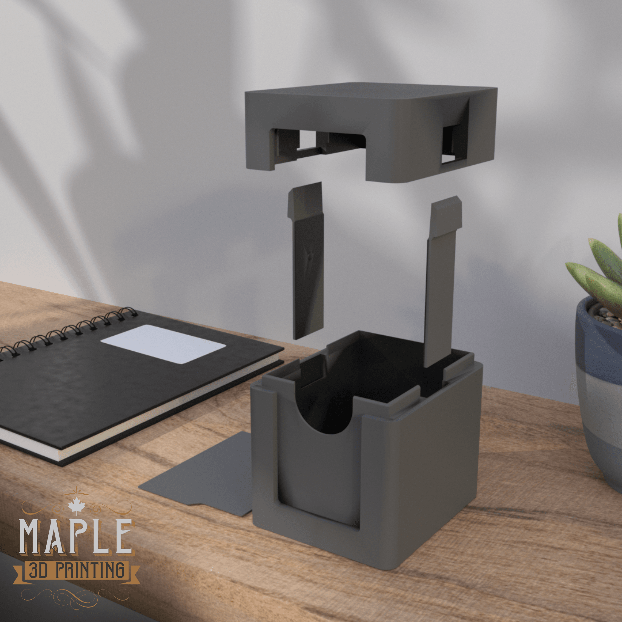 Snap Shut Deck Box - Window Version 3d model